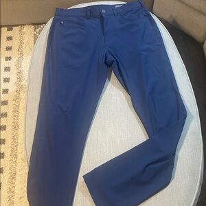 Mizzen+Main Navy Slim Fit Pants 32x32